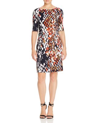 BOSS Dinomi Snake Print Dress