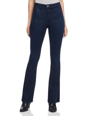 DL1961 Jessica Alba No. 5 High Rise Flare Jeans in Splintered