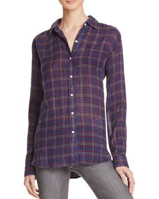 Birds of Paradis Classic Plaid Shirt