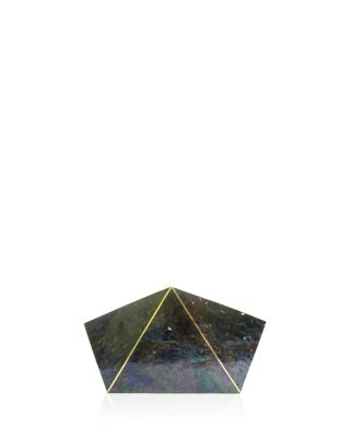 SERPUI Mother Of Pearl Pyramid Clutch