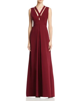 Jill Jill Stuart Sleeveless Crisscross Gown