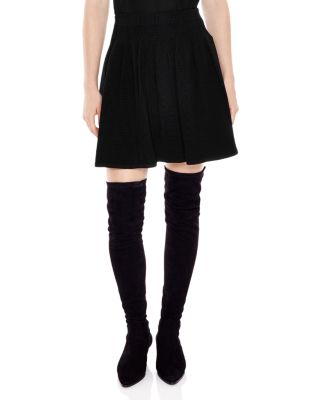 Sandro Frances Textured Skirt