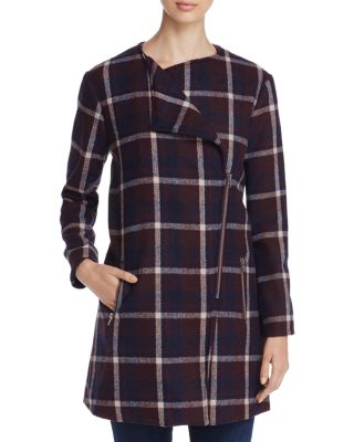 cupcakes and cashmere Charis Plaid Coat