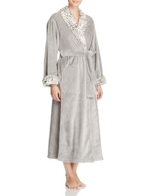 Natori Snow Lynx Faux Fur Robe