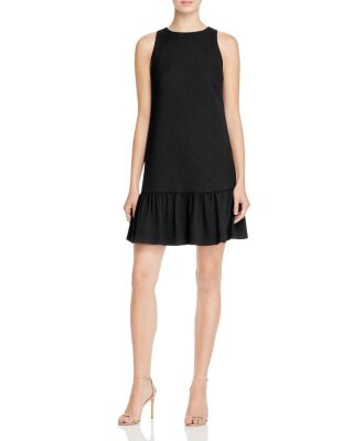 Tracy Reese Jacquard Flounce Shift Dress