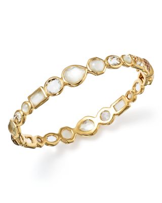 IPPOLITA 18K Gold Rock Candy® Mixed Stone Bangle Bracelet in Flirt