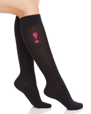 kate spade new york Punctuation Knee-High Socks