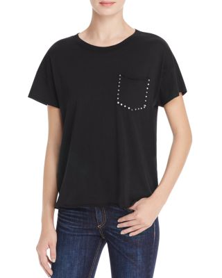 rag & bone/JEAN Studded Vintage Crew Tee