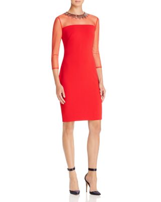 Carmen Marc Valvo Necklace Dress