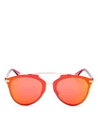 Dior Reflected Prism Mirrored Sunglasses, 63mm