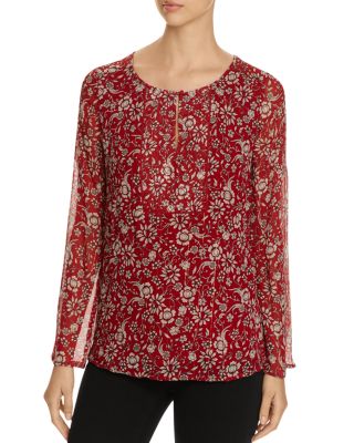 Sanctuary Violetta Floral Print Top