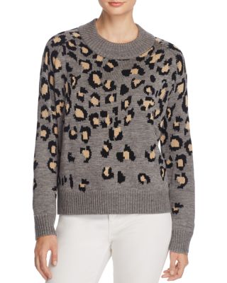 H. ONE Leopard Raglan Sweater