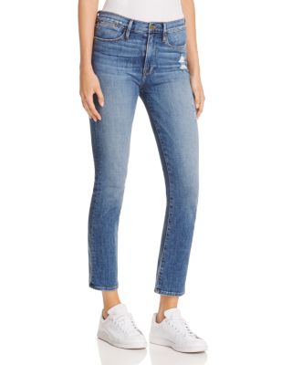 FRAME High Straight Jeans in Sung