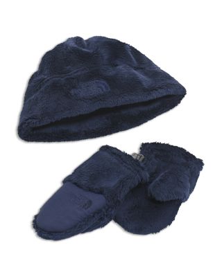 The North Face® Infant Boys' Baby Oso Cute Collection Beanie & Mitten Set - Sizes XXS-XS