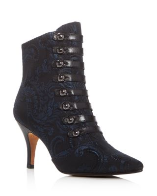 Donald J Pliner Tinsey Brocade Pointed Toe Booties