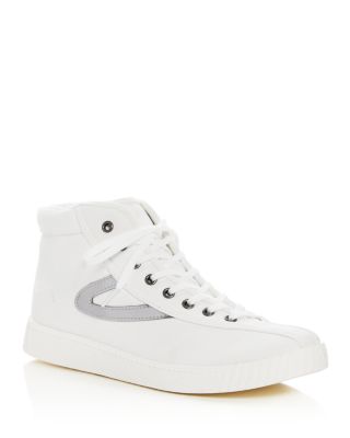 Tretorn Nylite Metallic Stripe High Top Sneakers