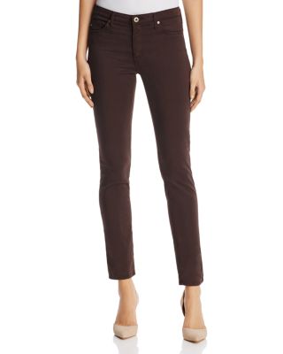 AG Prima Cigarette Jeans in Brown