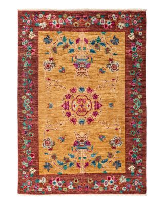 Solo Rugs Suzani Oriental Area Rug, 4'1