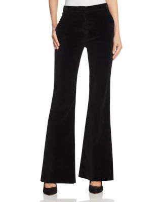 Theory Stretch Velvet Flare Pants