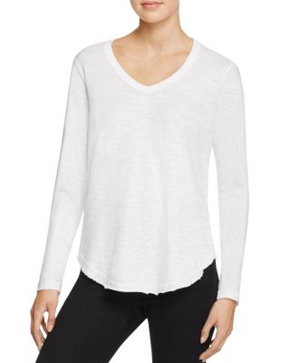 Wilt V-Neck Raw Shirttail Tee