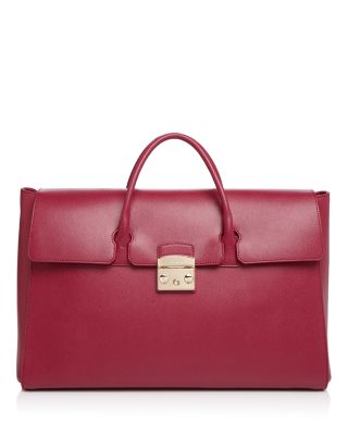 Furla Metropolis Large Leather Satchel 