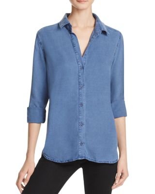 Bella Dahl Side-Laced Denim Shirt