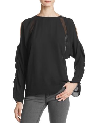 Chelsea And Walker Ruffle Sleeve Top