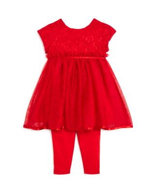 Pippa & Julie Infant Girls' Lace Dress & Leggings Set - Sizes 12-24 Months