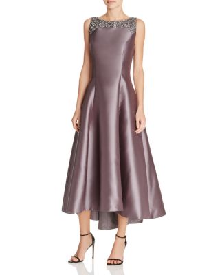 Carmen Marc Valvo Embellished Midi Dress