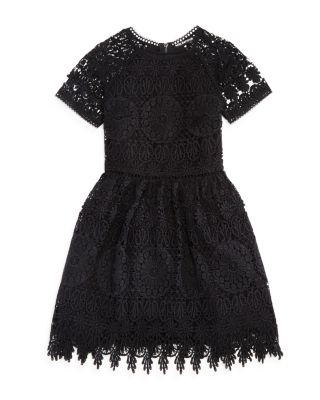 Miss Behave Girls' Annabelle Lace Medallion Dress - Sizes 8-16