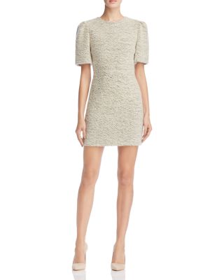 Alice and Olivia Genny Pouf-Sleeve Dress