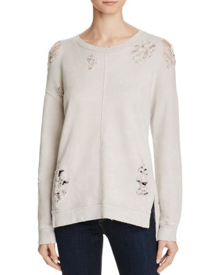 Joe's Jeans Bibiana Distressed Sweatshirt