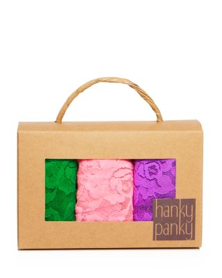 Hanky Panky Original-Rise Thongs, Set of 3 #48BRWN3PK - 100% Bloomingdale's Exclusive