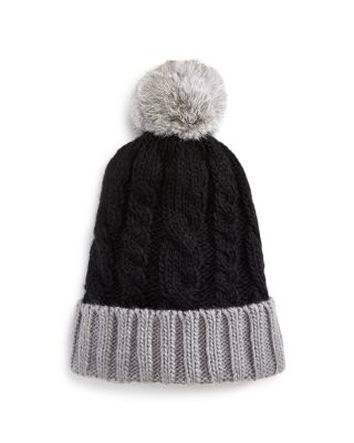 Surell Girls' Cable Knit Slouch Hat