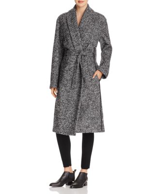 T by Alexander Wang Wool Blend Bouclé Wrap Jacket