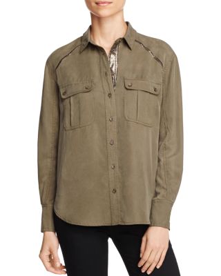 Free People Off-Campus Cargo Shirt