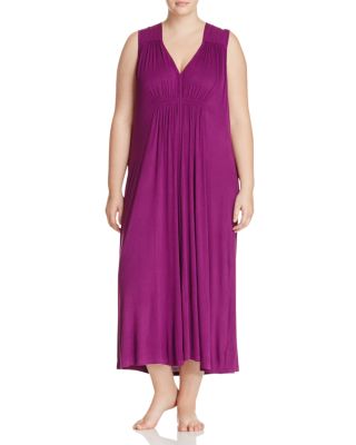 Oscar de la Renta Pink Label Plus Long Knit Gown