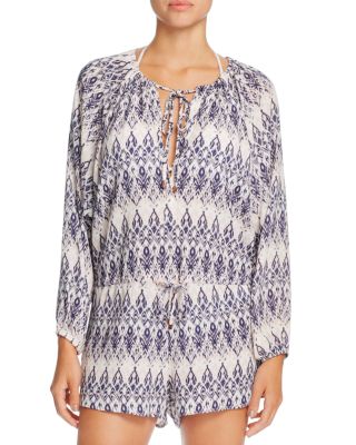 Eberjey Rumba Reed Romper Swim Cover Up