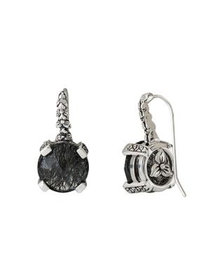 Stephen Dweck Rutiliated Quartz Drop Earrings