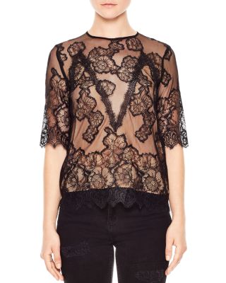 Sandro Idol Lace Top