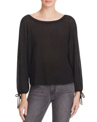 Ella Moss Tie-Cuff Sweater