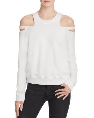 n PHILANTHROPY Minerva Cold Shoulder Sweatshirt