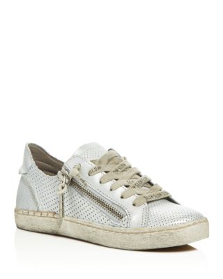 Dolce Vita Zombie Embossed Metallic Zip Up Sneakers