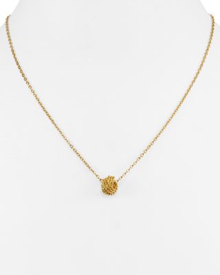 Nancy B Twist Knot Pendant Necklace, 16