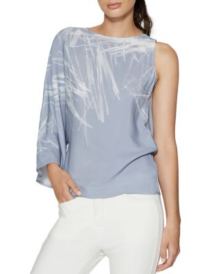 HALSTON HERITAGE One-Sleeve Top