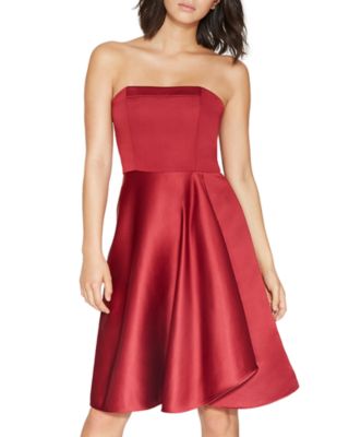 HALSTON HERITAGE Strapless Dress