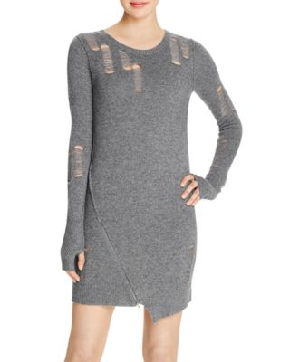 PAM & GELA Shredded Sweater Dress