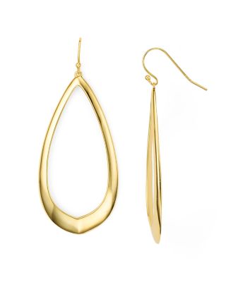 Argento Vivo Oval Drop Earrings