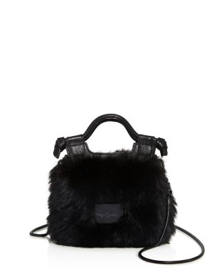 Foley and Corinna Phoebe Tiny City Faux-Fur Crossbody