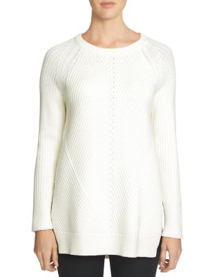 1.STATE Ribbed Tunic Sweater